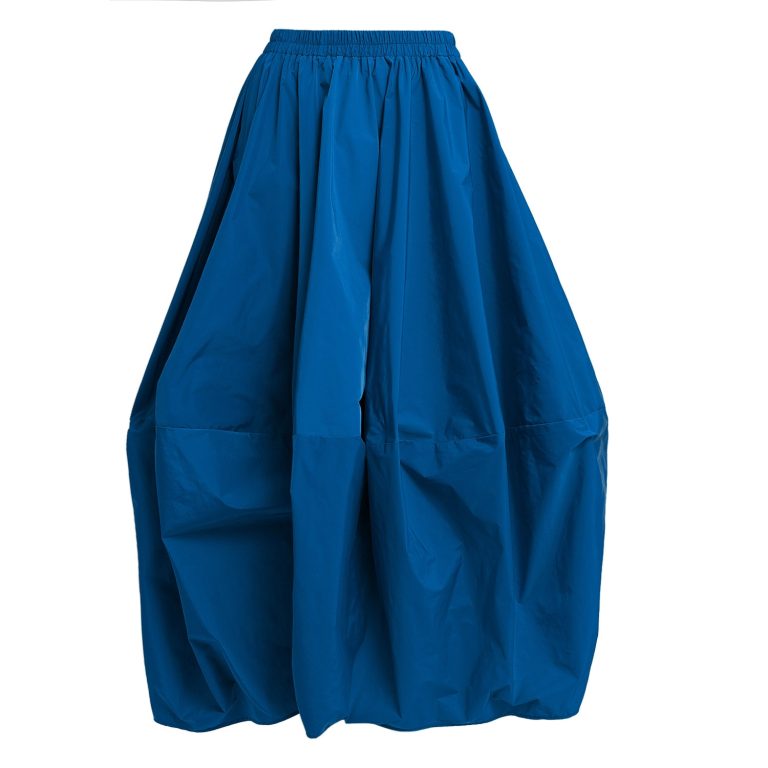 Imperial Skirt in Blue Taffeta