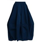 Imperial Skirt in Navy Taffeta