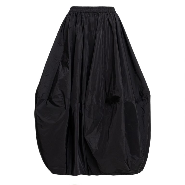 Imperial Skirt in Black Taffeta
