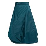 Wrapped Skirt in Teal Taffeta