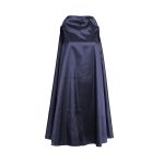 Bell Dress Short in Midnight Taffeta