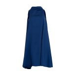 Bell Dress Short in Blue Linen
