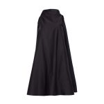 Bell Dress Short in Black Cotton
