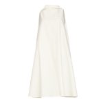 Bell Dress Short in White Cotton