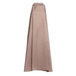 Bell Dress Long in Champagne Taffeta