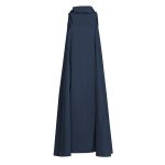 Bell Dress Long in Navy Taffeta
