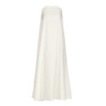 Bell Dress Long In White Cotton