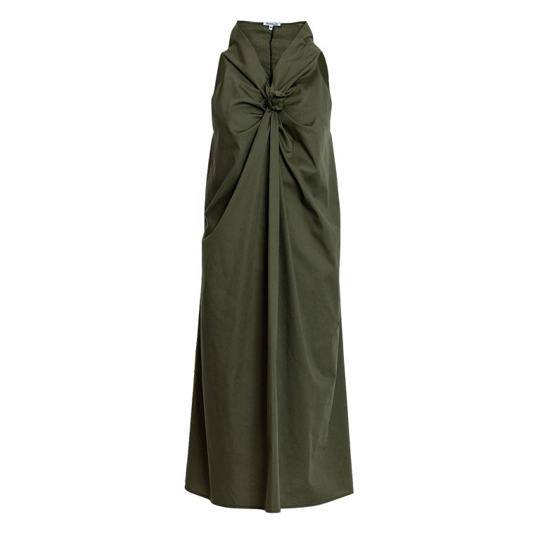 Rosebud Dress in Green