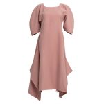 Puff Dress with Flaps in Pink
