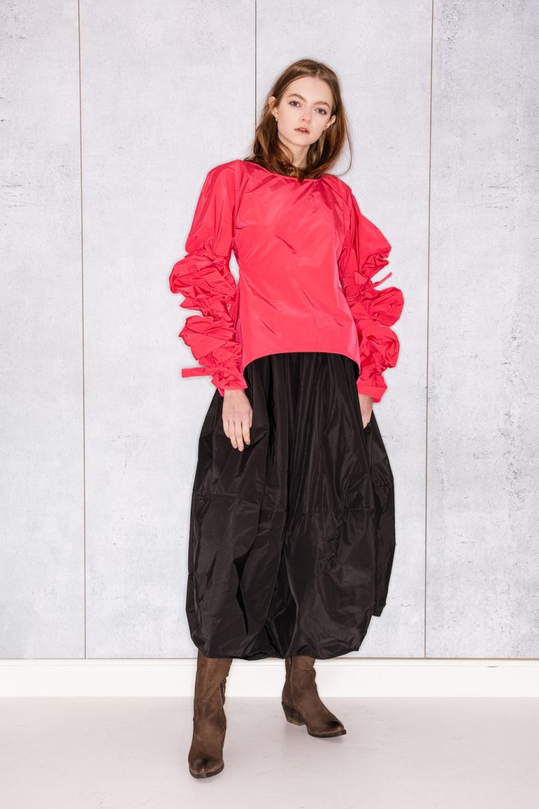 Imperial Skirt in Black Taffeta