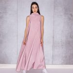Bell Dress Long in Soft Pink