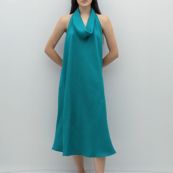 Rochie Nicoleta din rayon verde ocean