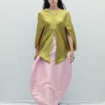 Bluza kimono din viscoza lime