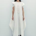 Rochie zburatoare din mesh alb